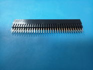 2.54mm np header female pin header connector H: 13.5mm، DIP، رنگ سیاه