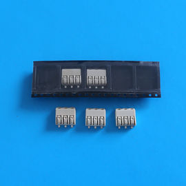 چین Brown 3 Pin Triple Pole SMD LED Connectors 4.0mm Pitch with PA66 UL94V-0 Housing توزیع کننده