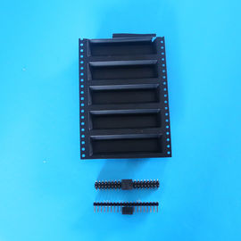 چین Double Row 4 - 60 Pins 10 Pin Header SMT Female Pin Headers With Cap LCP Plastic توزیع کننده