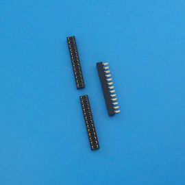 چین 1.27mm pitch Black Color Dual Row Straight 30 Pin Connector , PCB female  Header Socket توزیع کننده