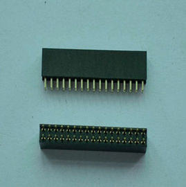 چین 2.0mm Pitch Brass Straight Female Pin Connector Contact Resistance 20MΩ Max کارخانه