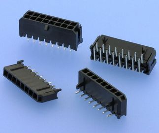 چین Straight / Right Angle Shrouded Header Connector 2 - 30 Pin Insulation Resistance 100MΩ توزیع کننده