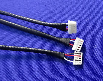 چین Black Wire Harness Cable Assembly Equivalent Of JST 0.8mm Pitch Crimping Connector کارخانه