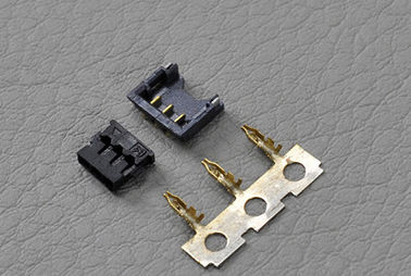 چین 3 Pin Gold - Plated SMD PCB Header Connector 1.2mm Pitch Black 28# Applicable Wire کارخانه