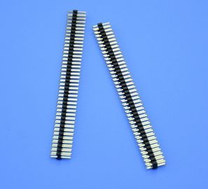 چین JVT 2.0mm Pitch PCB Pin Header Connector Single Row Vertical Type 40 Poles Gold Plated کارخانه